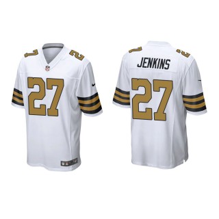 Men's New Orleans Saints Malcolm Jenkins #27 White Alternate Game Jersey