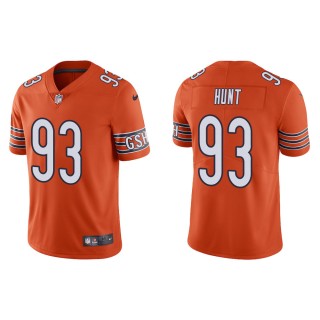Men's Chicago Bears Margus Hunt #93 Orange Vapor Limited Jersey