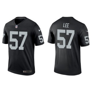 Men's Las Vegas Raiders Marquel Lee #57 Black Legend Jersey