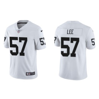 Men's Las Vegas Raiders Marquel Lee #57 White Vapor Limited Jersey