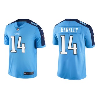 Men's Tennessee Titans Matt Barkley #14 Light Blue Vapor Limited Jersey