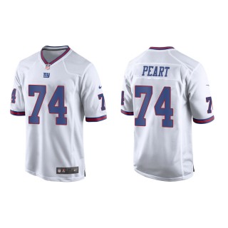 Men's New York Giants Matt Peart #74 White Alternate Game Jersey
