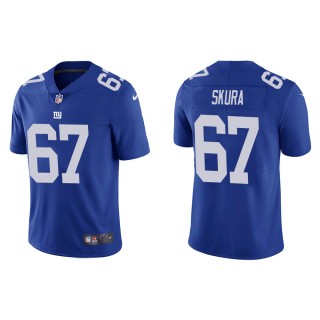 Men's New York Giants Matt Skura #67 Blue Vapor Limited Jersey