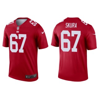 Men's New York Giants Matt Skura #67 Red Inverted Legend Jersey