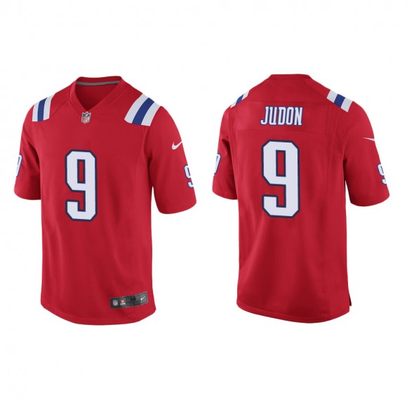 Men's New England Patriots Matthew Judon #9 Red Alternate Game Jersey