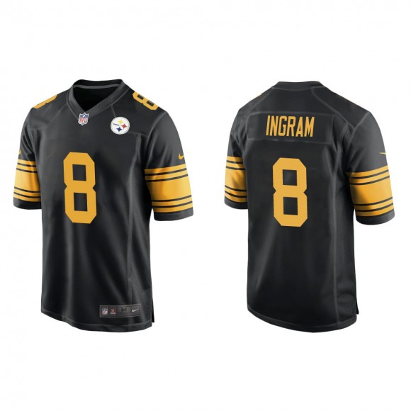 Men's Pittsburgh Steelers Melvin Ingram #8 Black Alternate Game Jersey