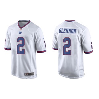 Men's New York Giants Mike Glennon #2 White Alternate Game Jersey