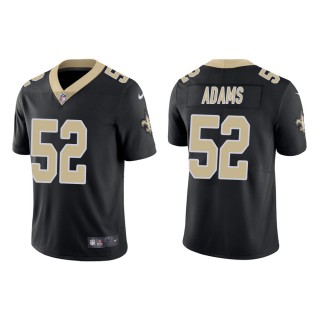 Men's New Orleans Saints Montravius Adams #52 Black Vapor Limited Jersey