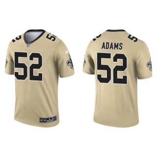 Men's New Orleans Saints Montravius Adams #52 Gold 2021 Inverted Legend Jersey
