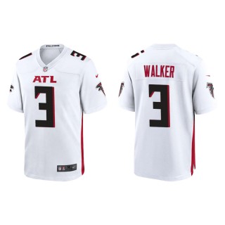 Men's Atlanta Falcons Mykal Walker #3 White Game Jersey