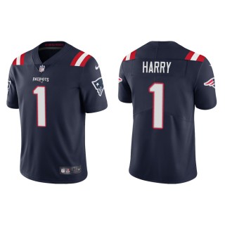 Men's New England Patriots N'Keal Harry #1 Navy Vapor Limited Jersey