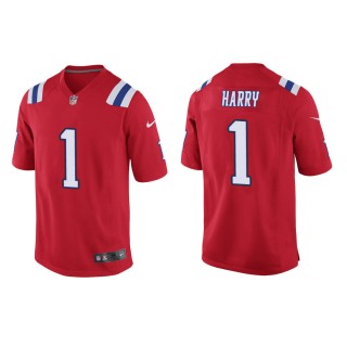Men's New England Patriots N'Keal Harry #1 Red Alternate Game Jersey