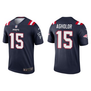 Men's New England Patriots Nelson Agholor #15 Navy Legend Jersey