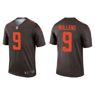Men's Cleveland Browns Nick Mullens #9 Brown Alternate Legend Jersey