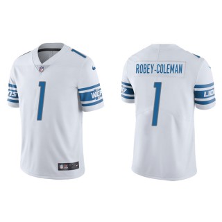 Men's Detroit Lions Nickell Robey-Coleman #1 White Vapor Limited Jersey