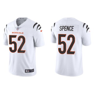 Men's Cincinnati Bengals Noah Spence #52 White Vapor Limited Jersey