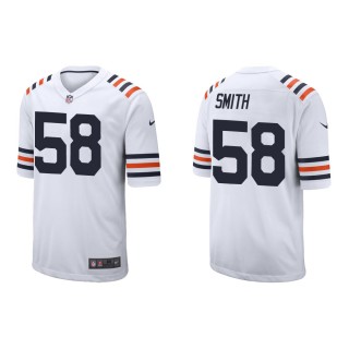 Men's Chicago Bears Roquan Smith #58 White Alternate Classic Game Jersey