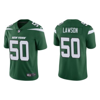 Men's New York Jets Shaq Lawson #50 Green Vapor Limited Jersey