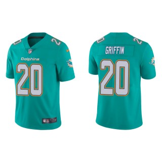 Men's Miami Dolphins Shaquem Griffin #20 Aqua Vapor Limited Jersey