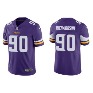 Men's Minnesota Vikings Sheldon Richardson #90 Purple Vapor Limited Jersey