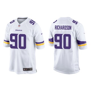 Men's Minnesota Vikings Sheldon Richardson #90 White Game Jersey
