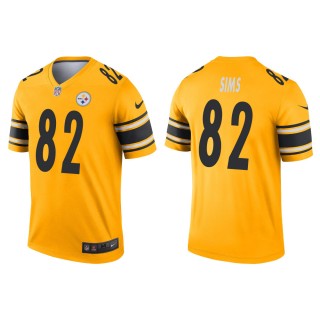 Men's Pittsburgh Steelers Steven Sims #82 Gold Inverted Legend Jersey