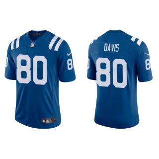 Men's Indianapolis Colts Tyler Davis #80 Royal Vapor Limited Jersey