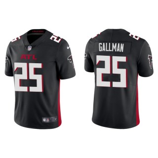 Men's Atlanta Falcons Wayne Gallman #39 Black Vapor Limited Jersey
