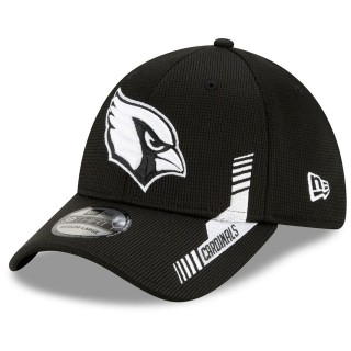 Arizona Cardinals Black 2021 NFL Sideline Home 39THIRTY Hat