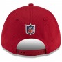 Arizona Cardinals Cardinal Black 2021 NFL Sideline Road 9FORTY Adjustable Hat