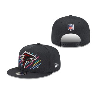 Falcons Charcoal 2021 NFL Crucial Catch 9FIFTY Snapback Adjustable Hat