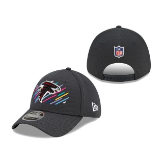 Falcons Charcoal 2021 NFL Crucial Catch 9FORTY Adjustable Hat