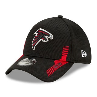 Atlanta Falcons Black 2021 NFL Sideline Home 39THIRTY Hat