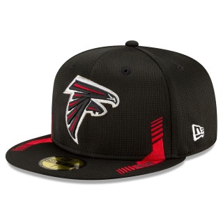 Atlanta Falcons Black 2021 NFL Sideline Home 59FIFTY Hat
