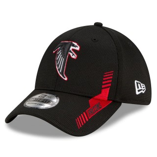 Atlanta Falcons Black 2021 NFL Sideline Home Historic Logo 39THIRTY Hat