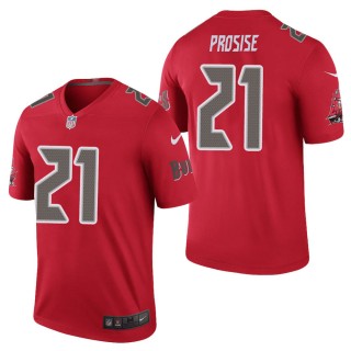 Men's Tampa Bay Buccaneers C.J. Prosise Red Color Rush Legend Jersey