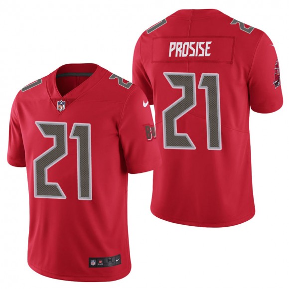 Men's Tampa Bay Buccaneers C.J. Prosise Red Color Rush Limited Jersey