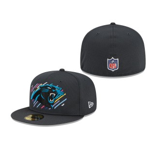 Carolina Panthers Charcoal 2021 NFL Crucial Catch 59FIFTY Fitted Hat