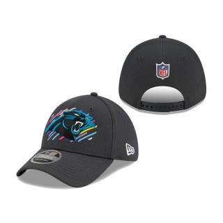 Carolina Panthers Charcoal 2021 NFL Crucial Catch 9FORTY Adjustable Hat
