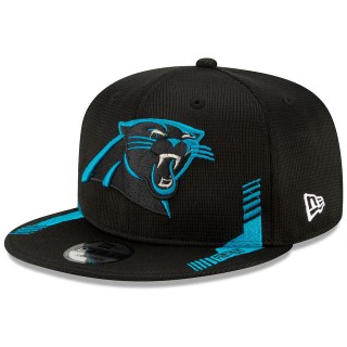 Carolina Panthers Black 2021 NFL Sideline Home 9FIFTY Snapback Hat