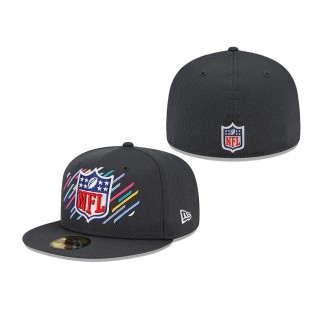 Charcoal 2021 NFL Crucial Catch 59FIFTY Fitted Hat