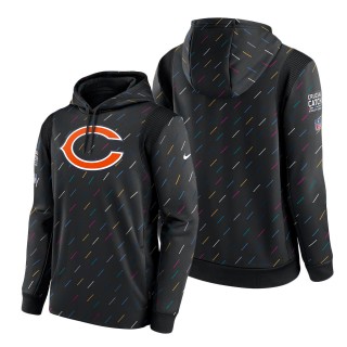 Bears Charcoal 2021 NFL Crucial Catch Therma Pullover Hoodie