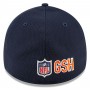 Chicago Bears Black Navy 2021 NFL Sideline Road 39THIRTY Hat