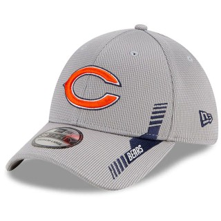 Chicago Bears Gray 2021 NFL Sideline Home C 39THIRTY Hat