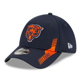 Chicago Bears Navy 2021 NFL Sideline Home 39THIRTY Hat