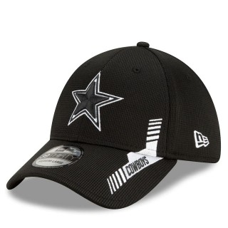 Dallas Cowboys Black 2021 NFL Sideline Home 39THIRTY Hat
