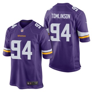 Men's Minnesota Vikings Dalvin Tomlinson Purple Game Jersey