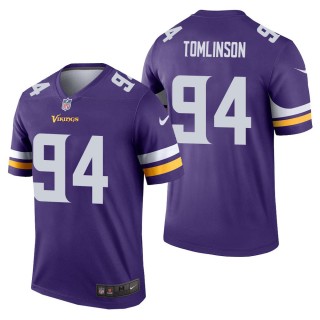 Men's Minnesota Vikings Dalvin Tomlinson Purple Legend Jersey