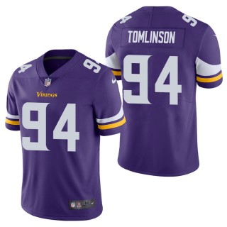 Men's Minnesota Vikings Dalvin Tomlinson Purple Vapor Limited Jersey