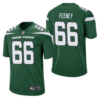 Men's New York Jets Dan Feeney Green Game Jersey